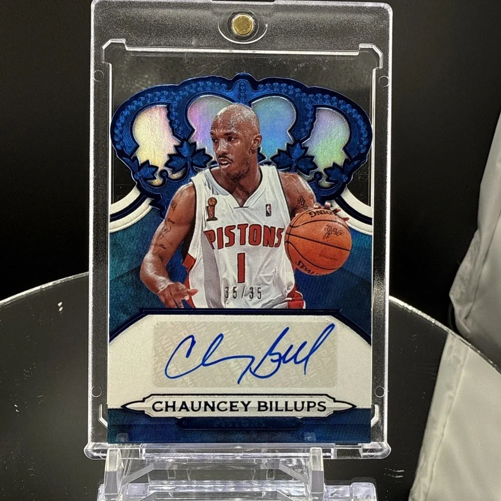 2018-19 Panini Crown Royale Basketball Blue Auto #CA-CBL Chauncey Billups #35/35